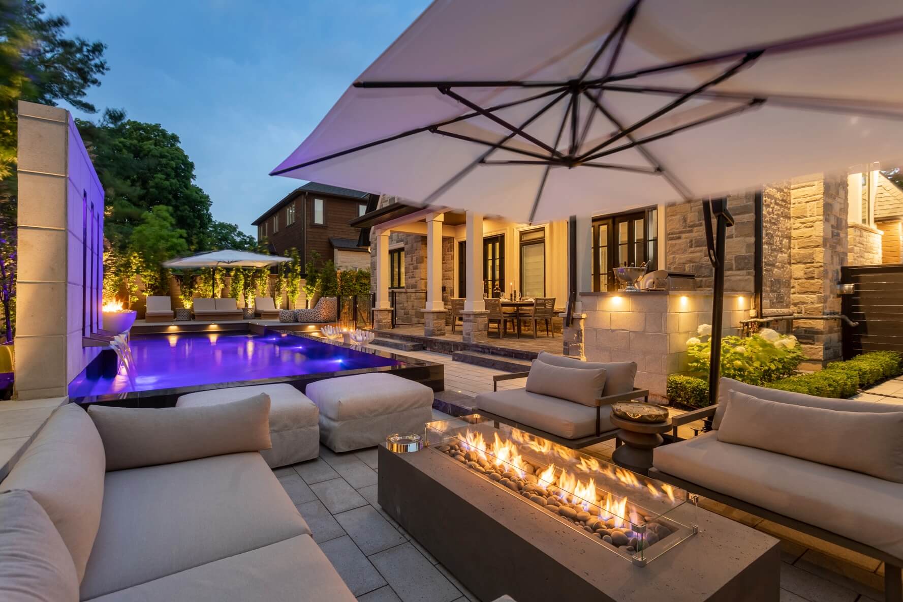 Georgian Design Build Outdoor Oasis