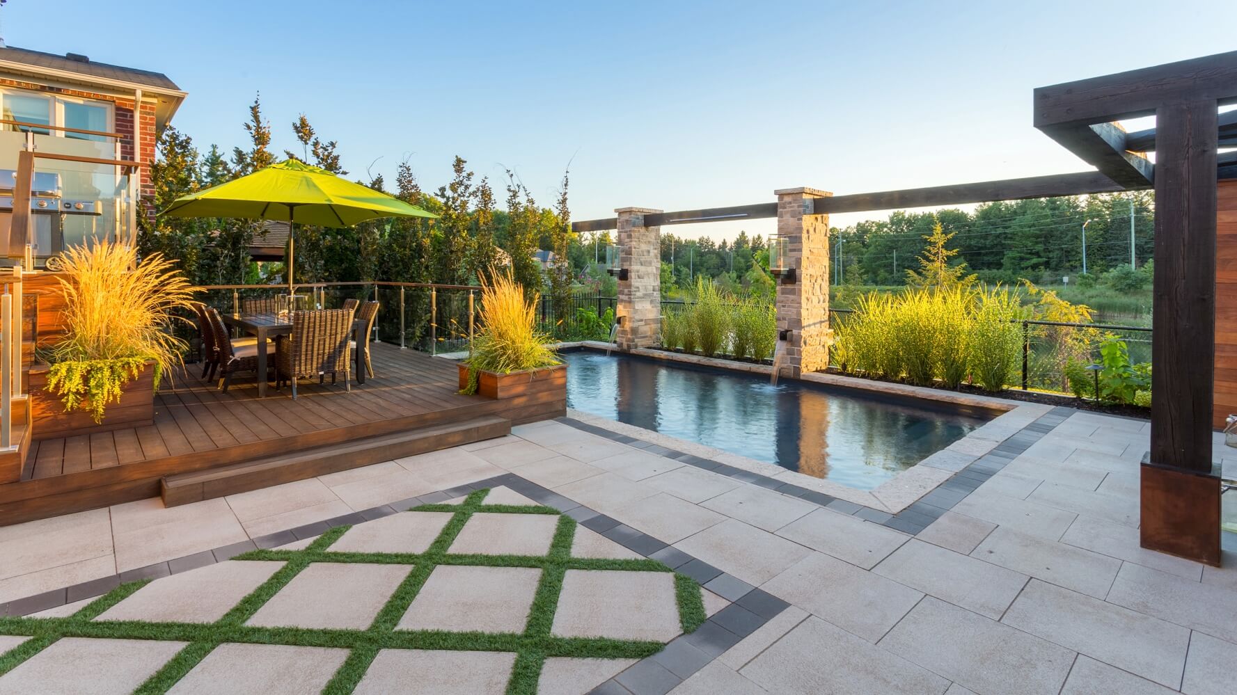 Georgian Design Build Outdoor Oasis