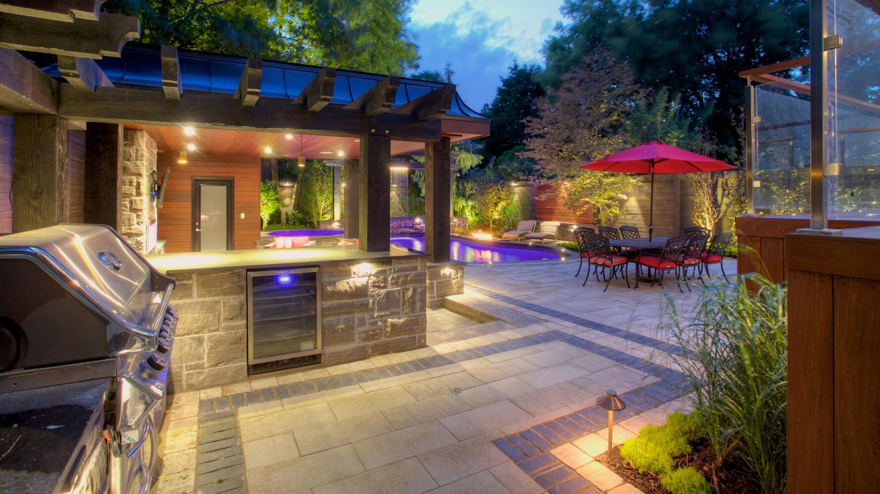Georgian Design Build Outdoor Oasis