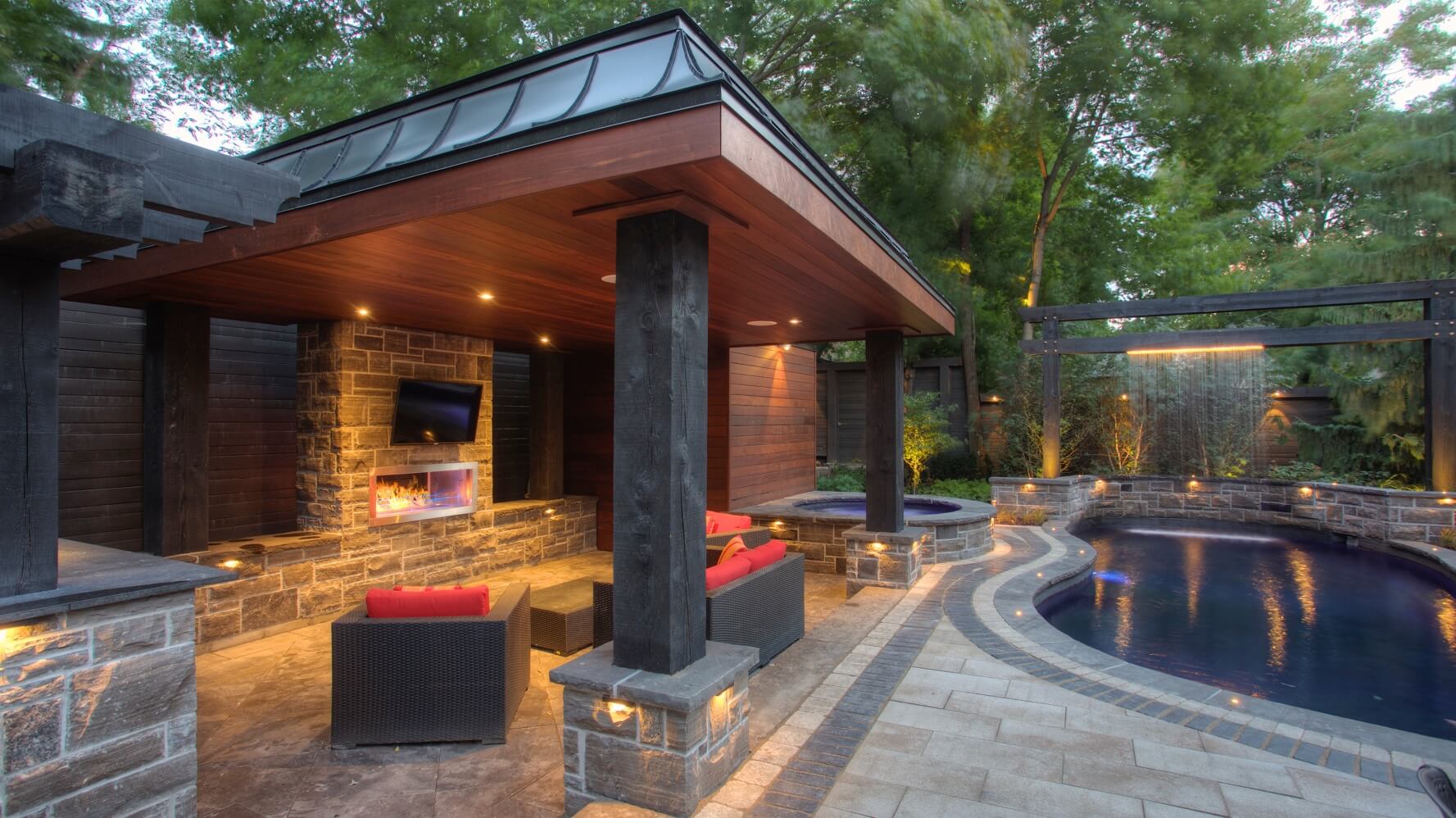 Georgian Design Build Outdoor Oasis