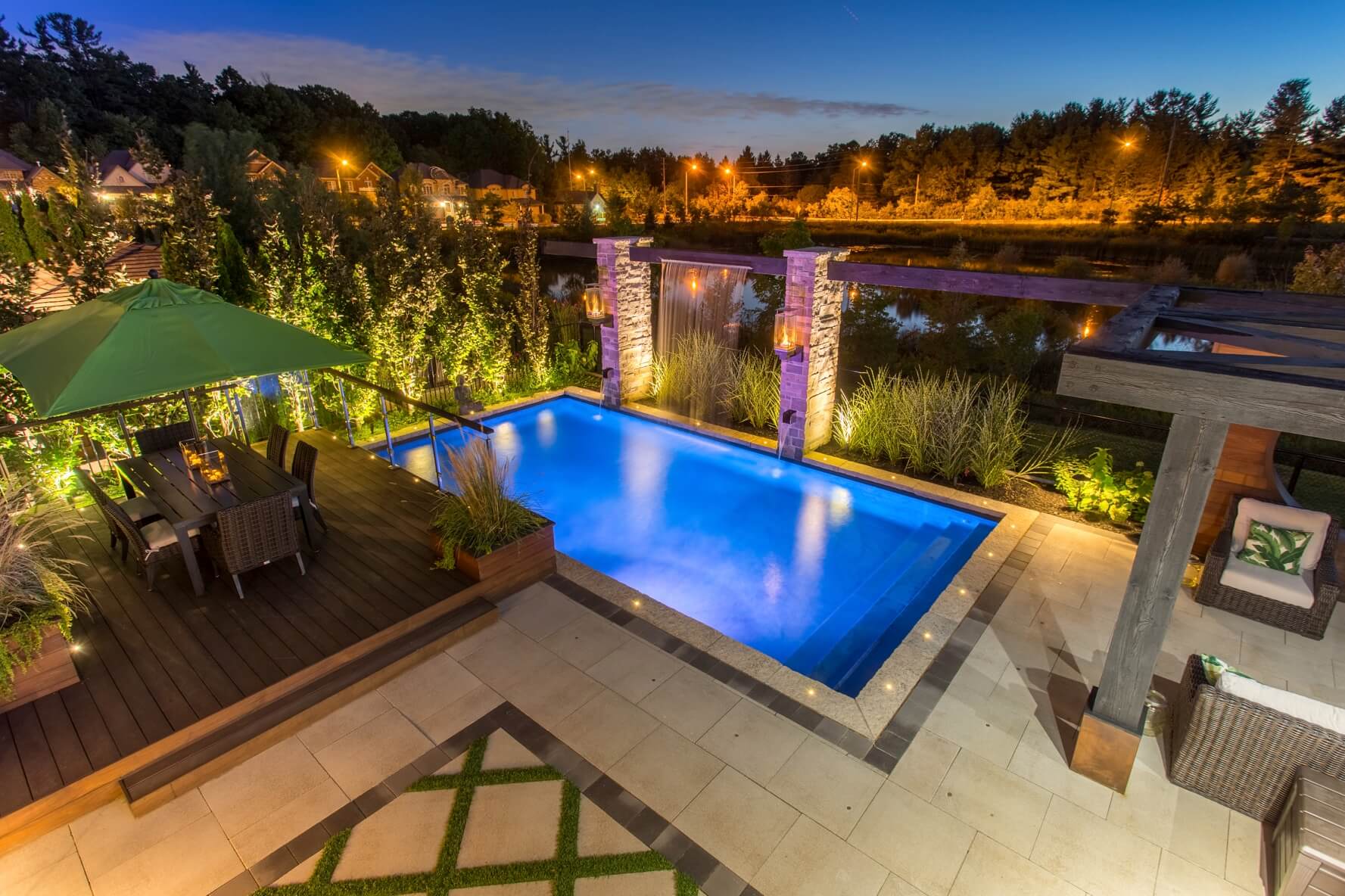 Georgian Design Build Outdoor Oasis