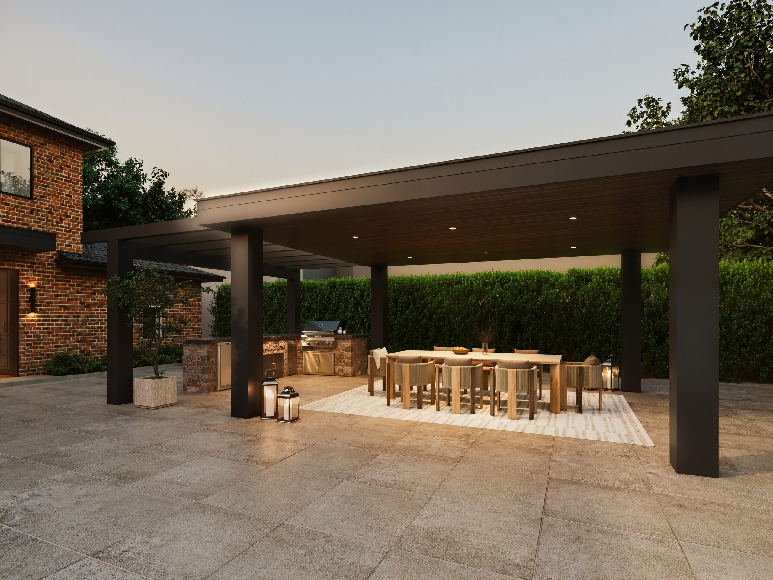 Kleinberg backyard outdoor living room 5